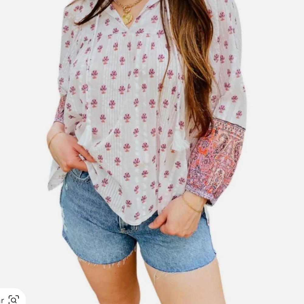 New Cleobella Tawny Blouse, Mahal Floral Print - Picture 12 of 13